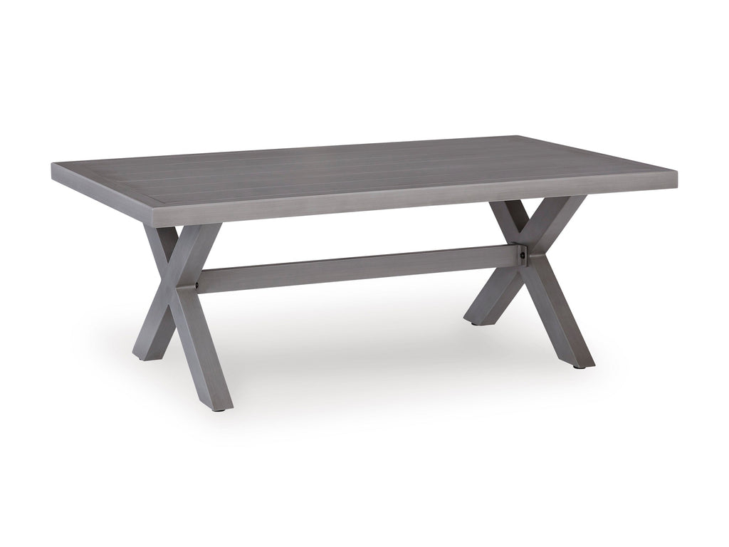 Half Moon Beach Gray Rectangular Cocktail Table