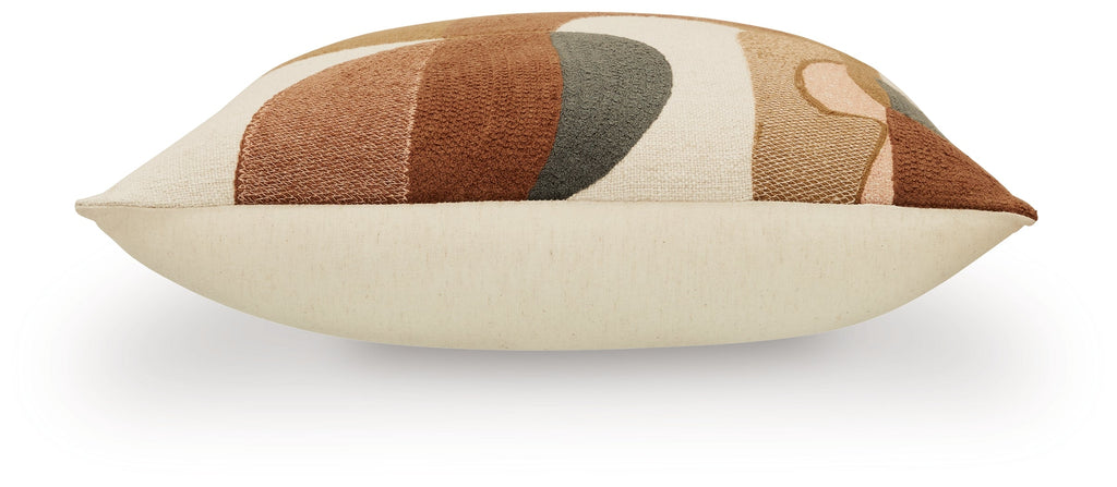 Hallam Sienna/Gold/Charcoal Pillow (Set of 4)