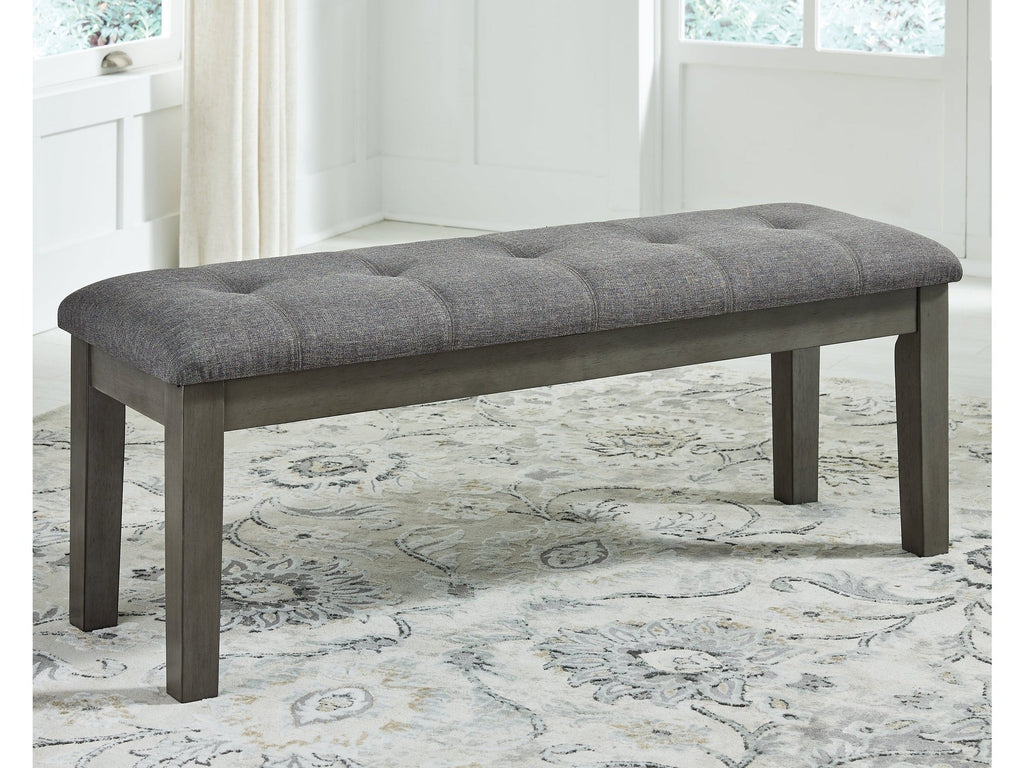 Hallanden Two-tone Gray 50" Dining Room Bench