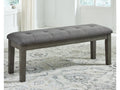 Hallanden Two-tone Gray 50" Dining Room Bench