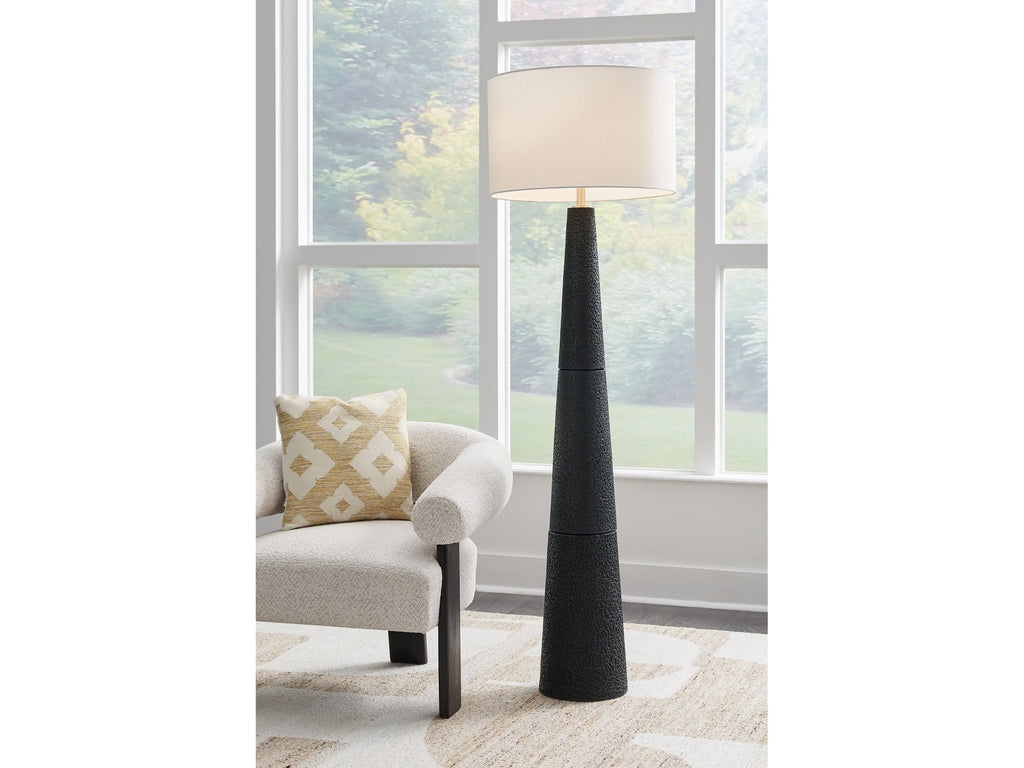 Hallburg Black Floor Lamp
