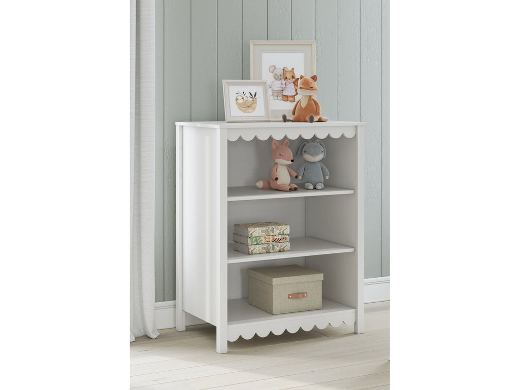 Hallityn White Bookcase