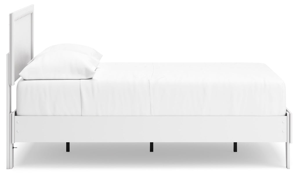 Hallityn White Full Panel Platform Youth Bed
