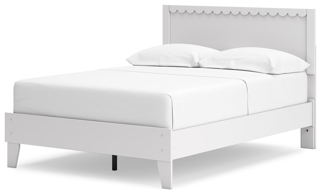 Hallityn White Full Panel Platform Youth Bed