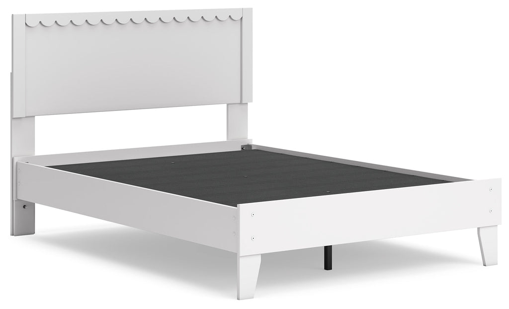 Hallityn White Full Panel Platform Youth Bed