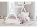 Hallityn White Full Tent Bed