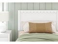 Hallityn White Twin Panel Headboard