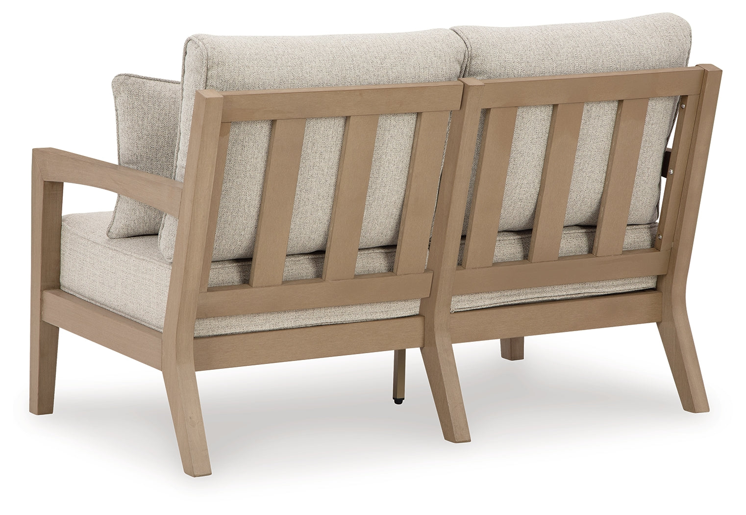 Hallow Creek Driftwood Outdoor Loveseat with Cushion
