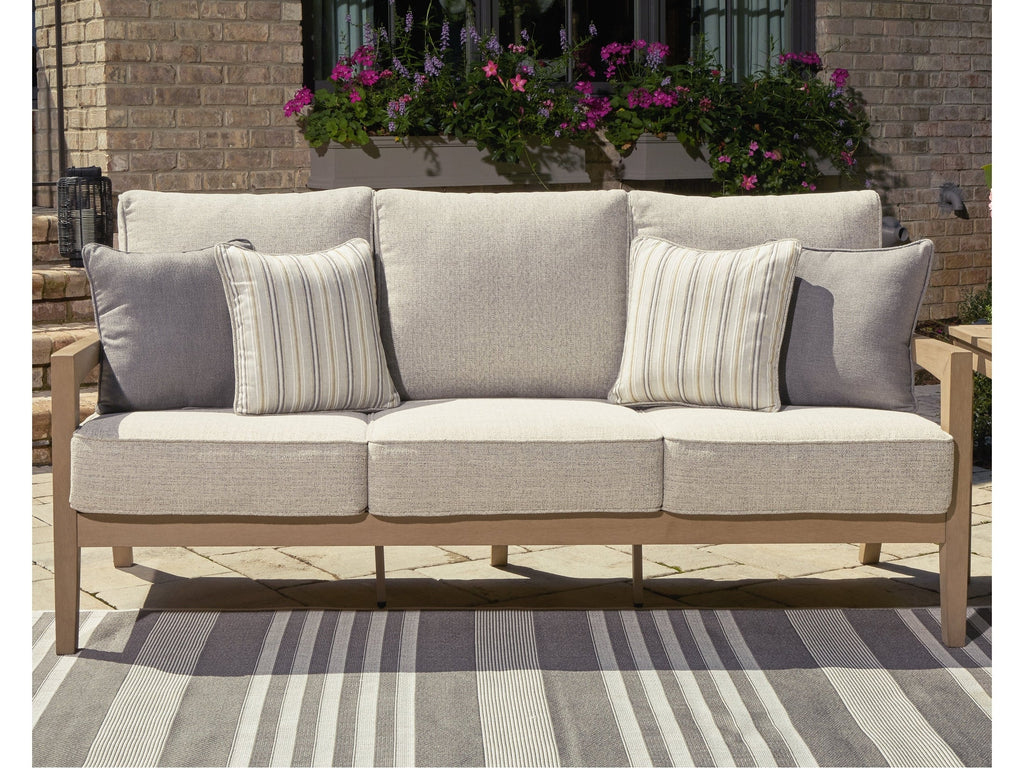 Hallow Creek Driftwood Outdoor Sofa with Cushion
