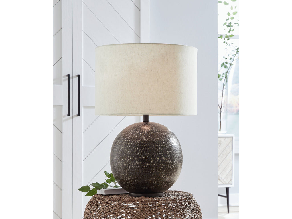 Hambell Black/Gold Table Lamp (Set of 2)