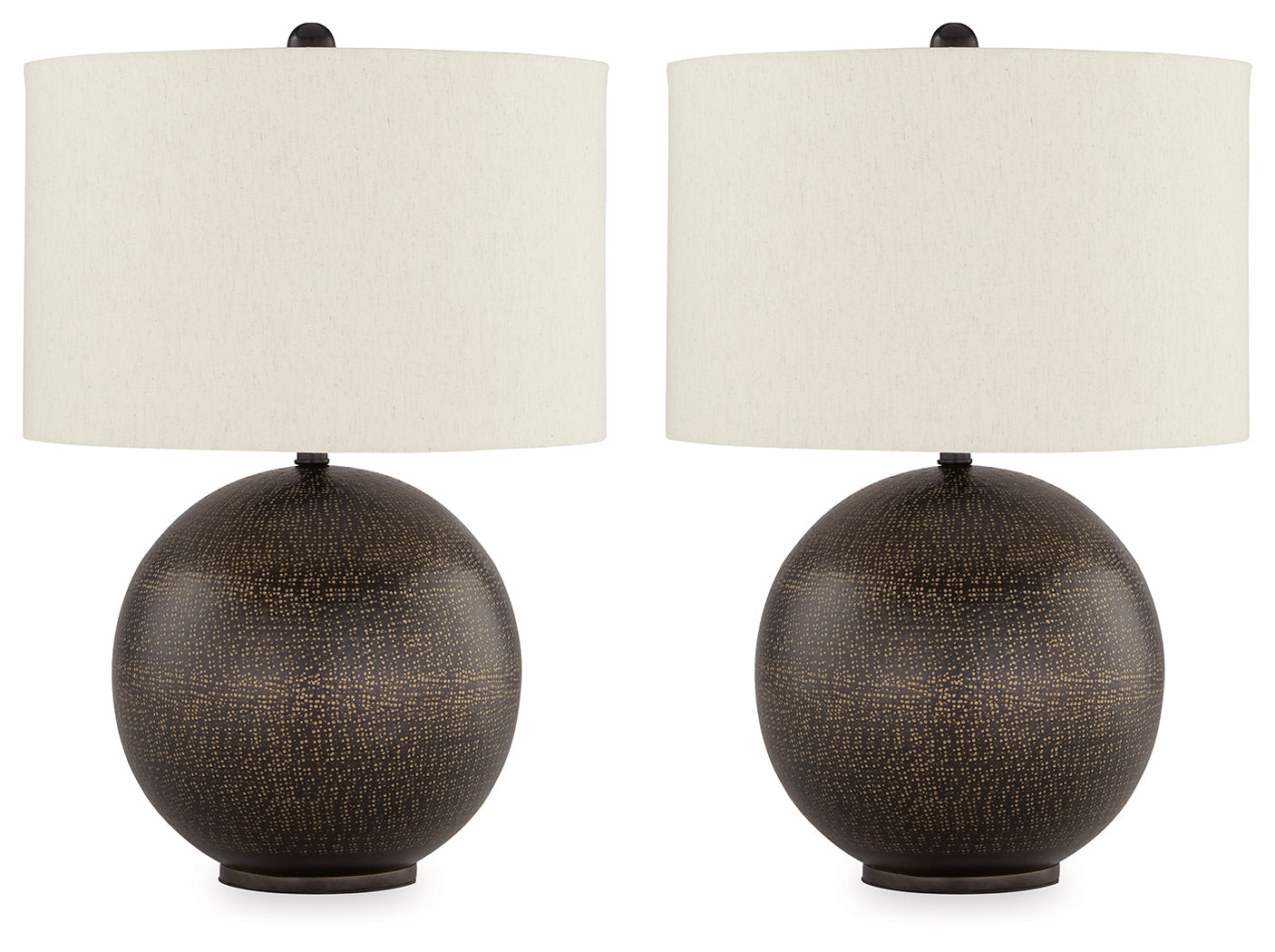 Hambell Black/Gold Table Lamp (Set of 2)