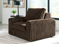 HamlinBay Chocolate Power Gliding Chaise
