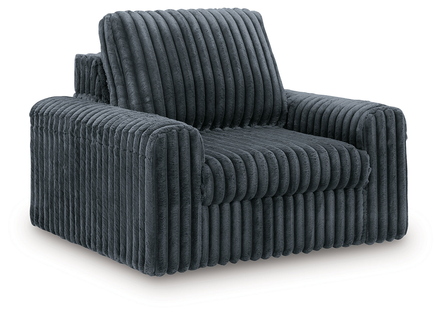 HamlinBay Gunmetal Power Gliding Chaise