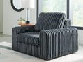 HamlinBay Gunmetal Power Gliding Chaise