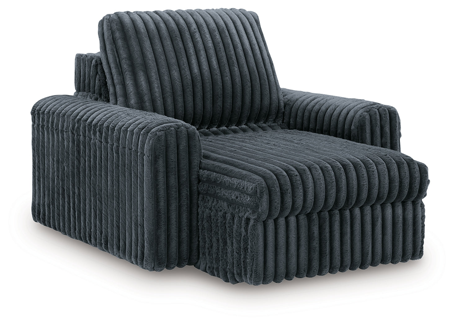 HamlinBay Gunmetal Power Gliding Chaise
