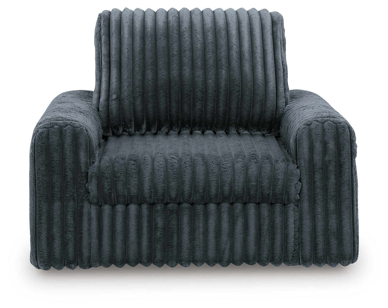 HamlinBay Gunmetal Power Gliding Chaise