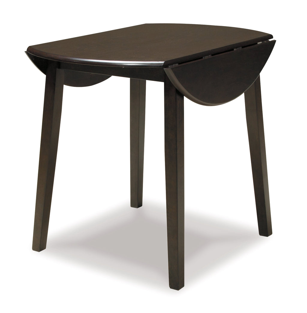 Hammis Dark Brown Dining Table with 2 Chairs