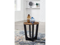 Hanneforth Brown/Black End Table