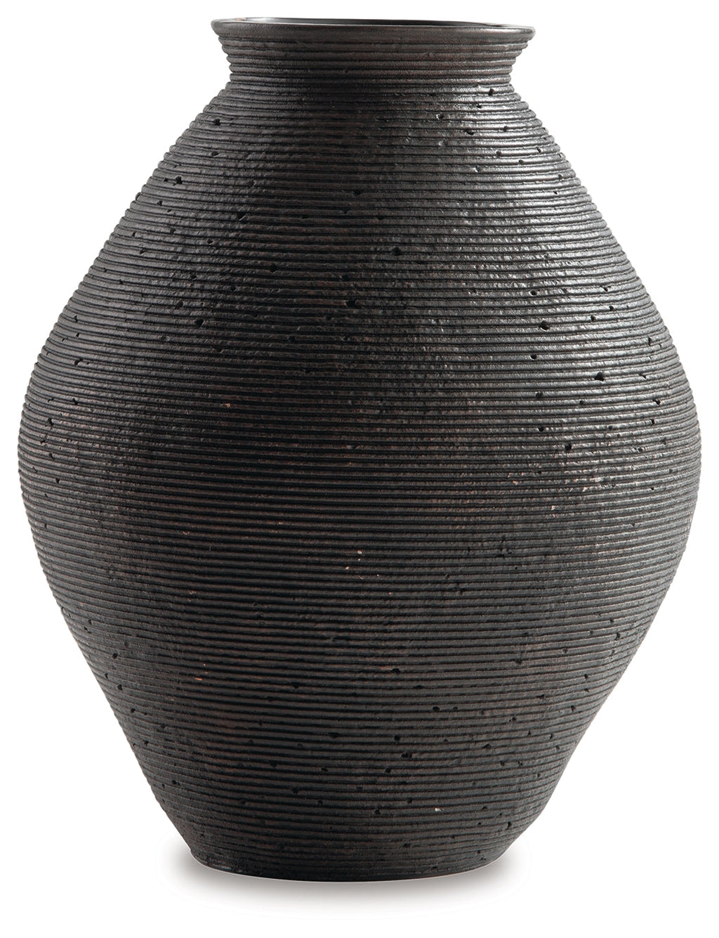 Hannela Antique Brown Vase (12"H)