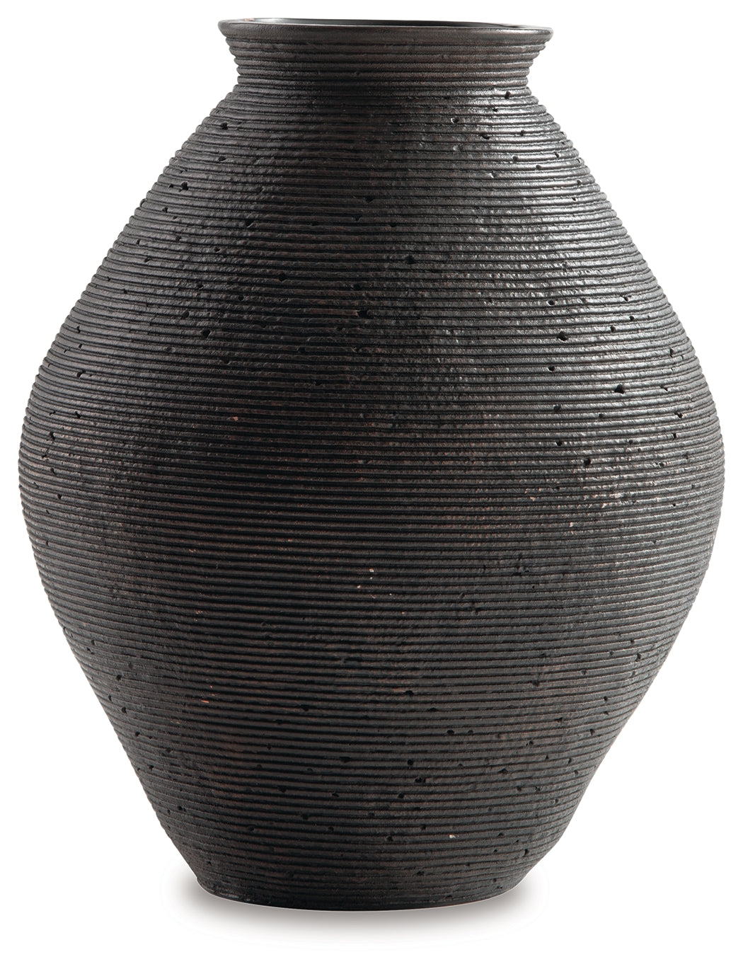 Hannela Antique Brown Vase (12"H)