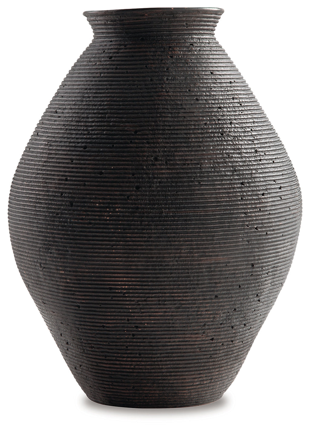 Hannela Antique Brown Vase (17"H)