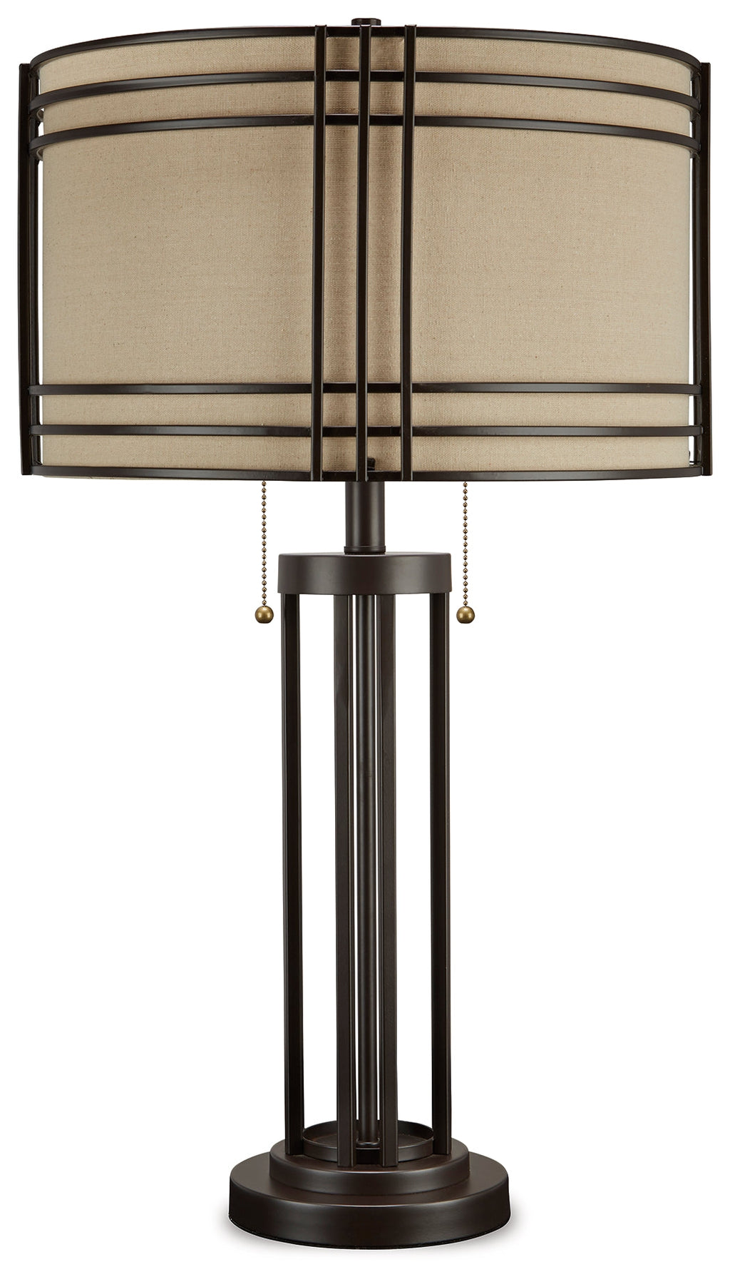 Hanswell Dark Brown Table Lamp (Set of 2)