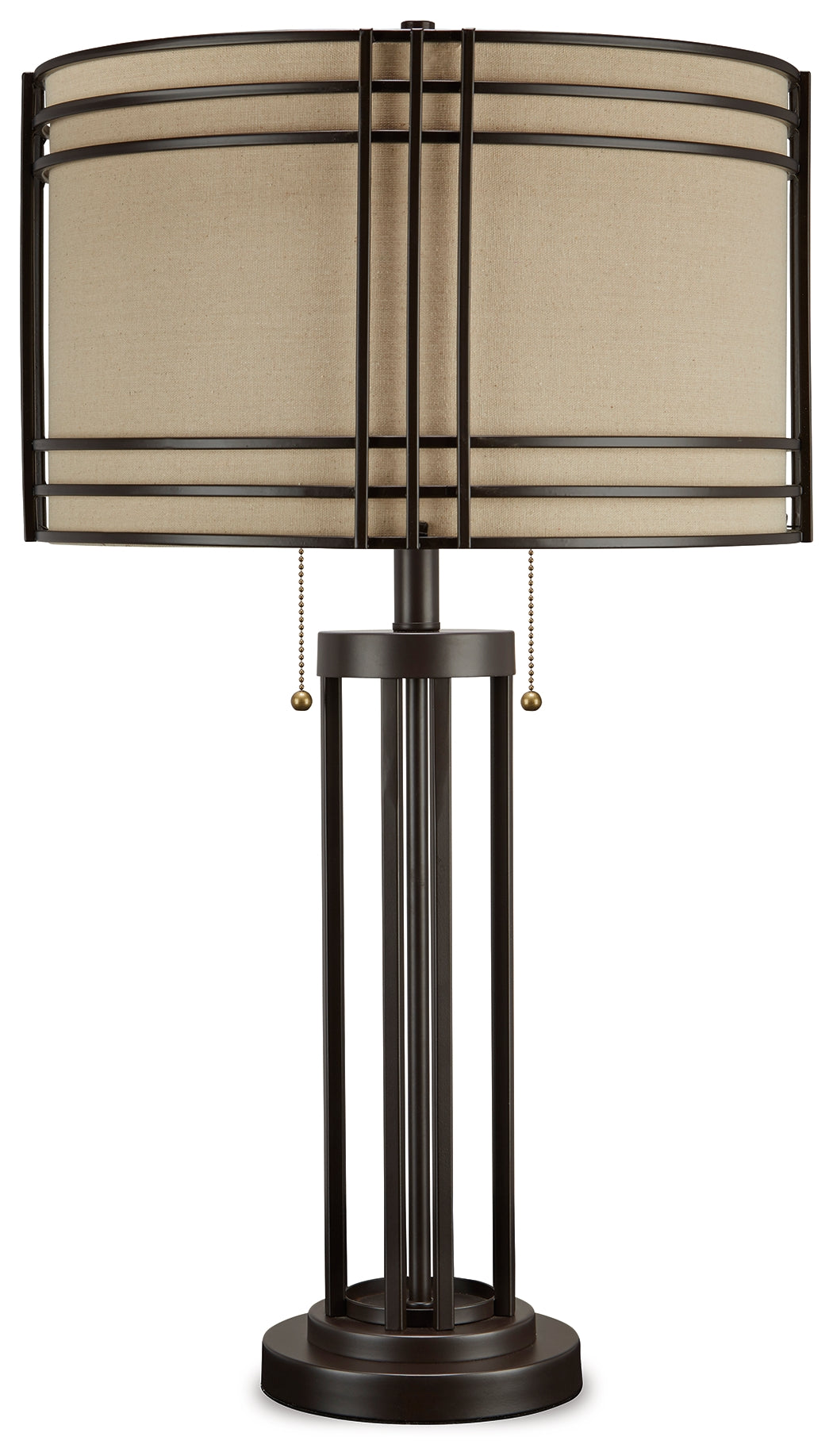 Hanswell Dark Brown Table Lamp (Set of 2)