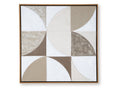 Harelman Tan/Taupe/White Wall Art
