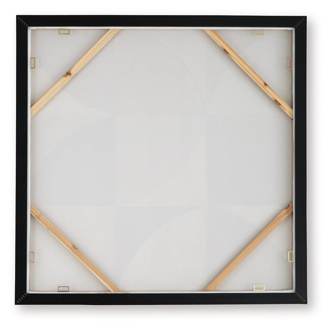 Harelman Tan/Taupe/White Wall Art