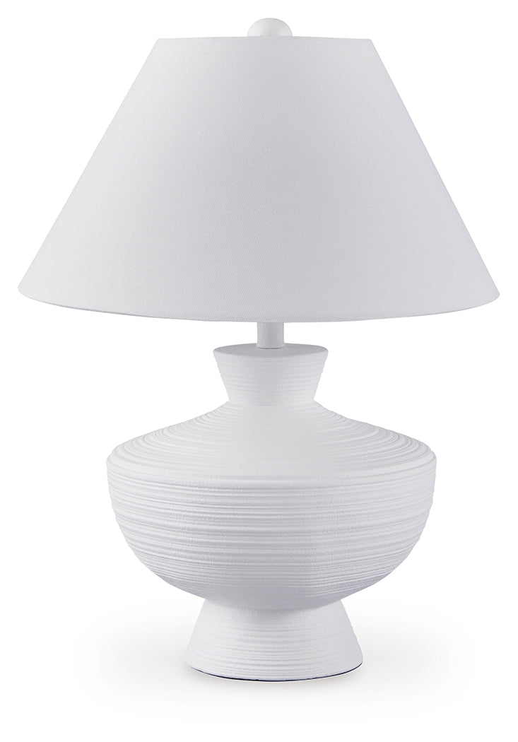 Harelwood White Poly Table Lamp
