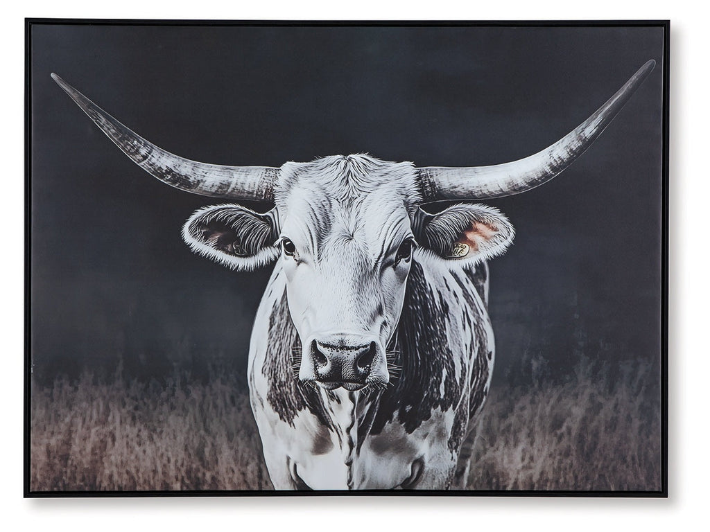 Harlandale Black/White/Brown Wall Art