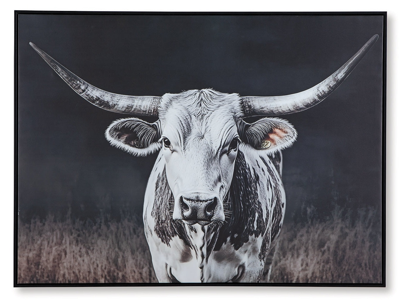 Harlandale Black/White/Brown Wall Art