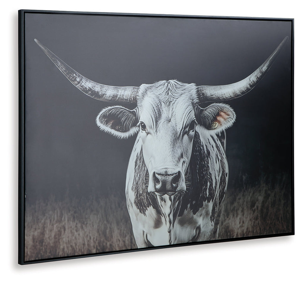 Harlandale Black/White/Brown Wall Art