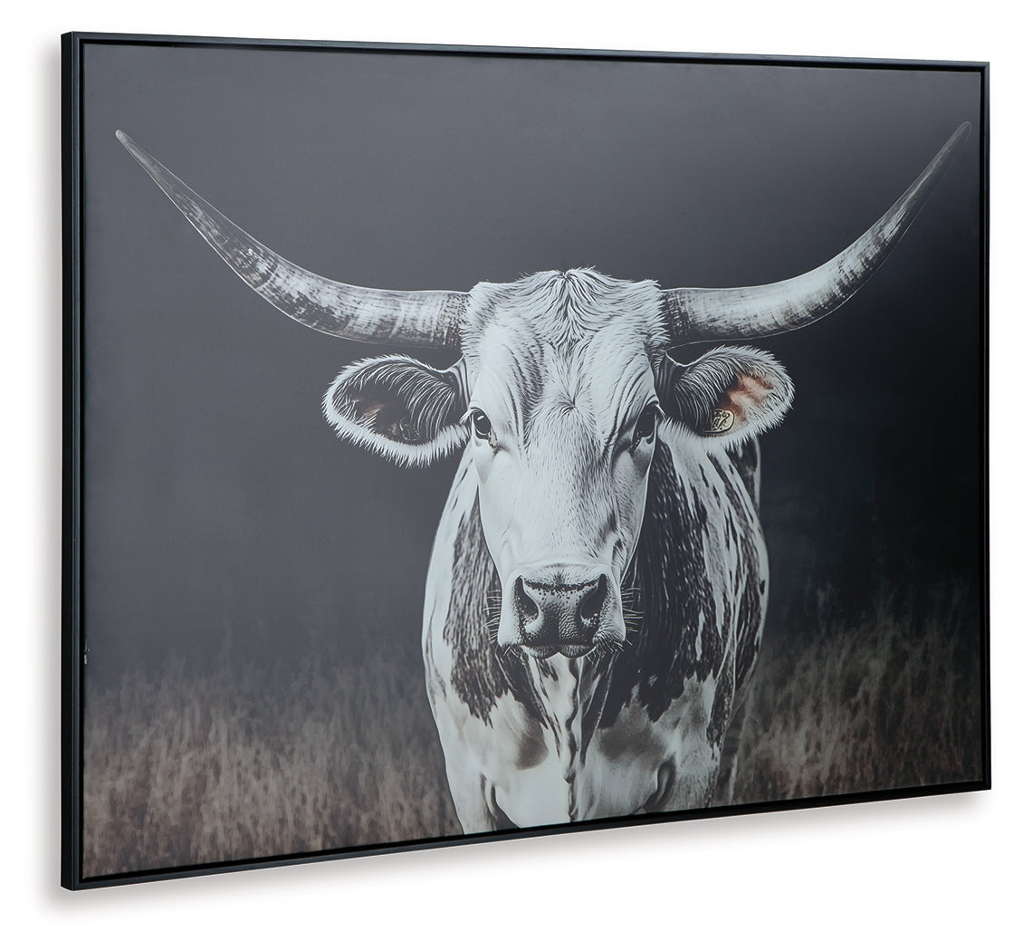 Harlandale Black/White/Brown Wall Art