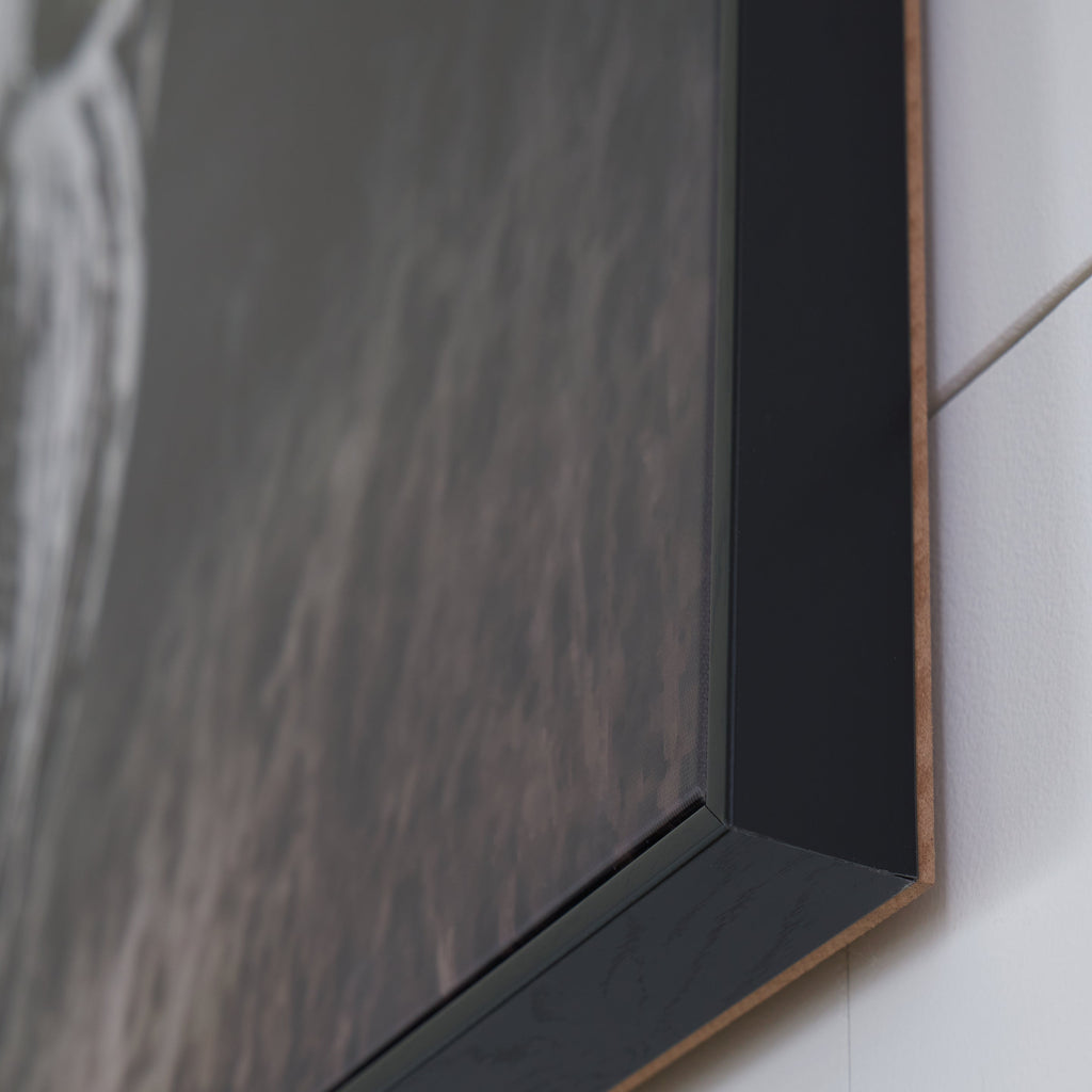 Harlandale Black/White/Brown Wall Art
