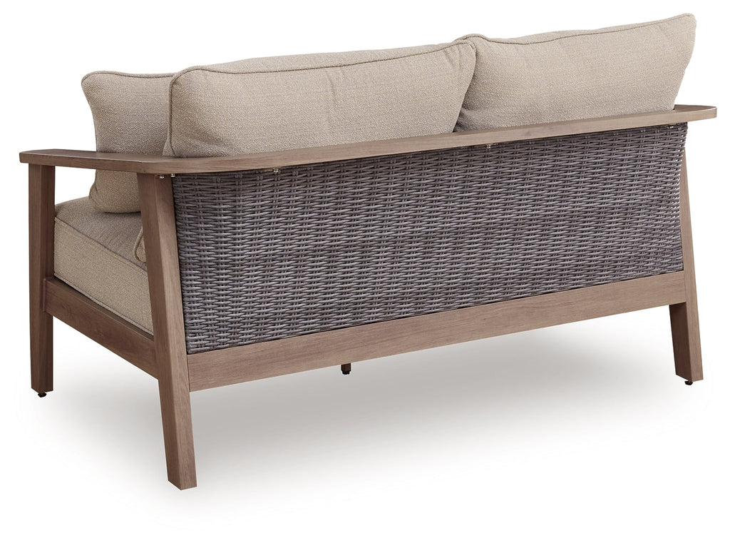 Harmony Headlands Natural/Gray Loveseat w/Cushion
