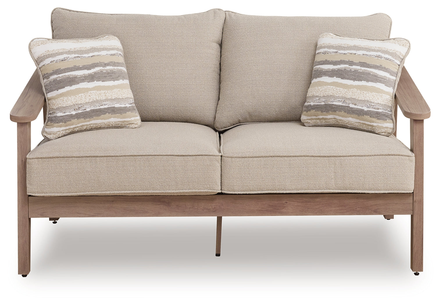 Harmony Headlands Natural/Gray Loveseat w/Cushion