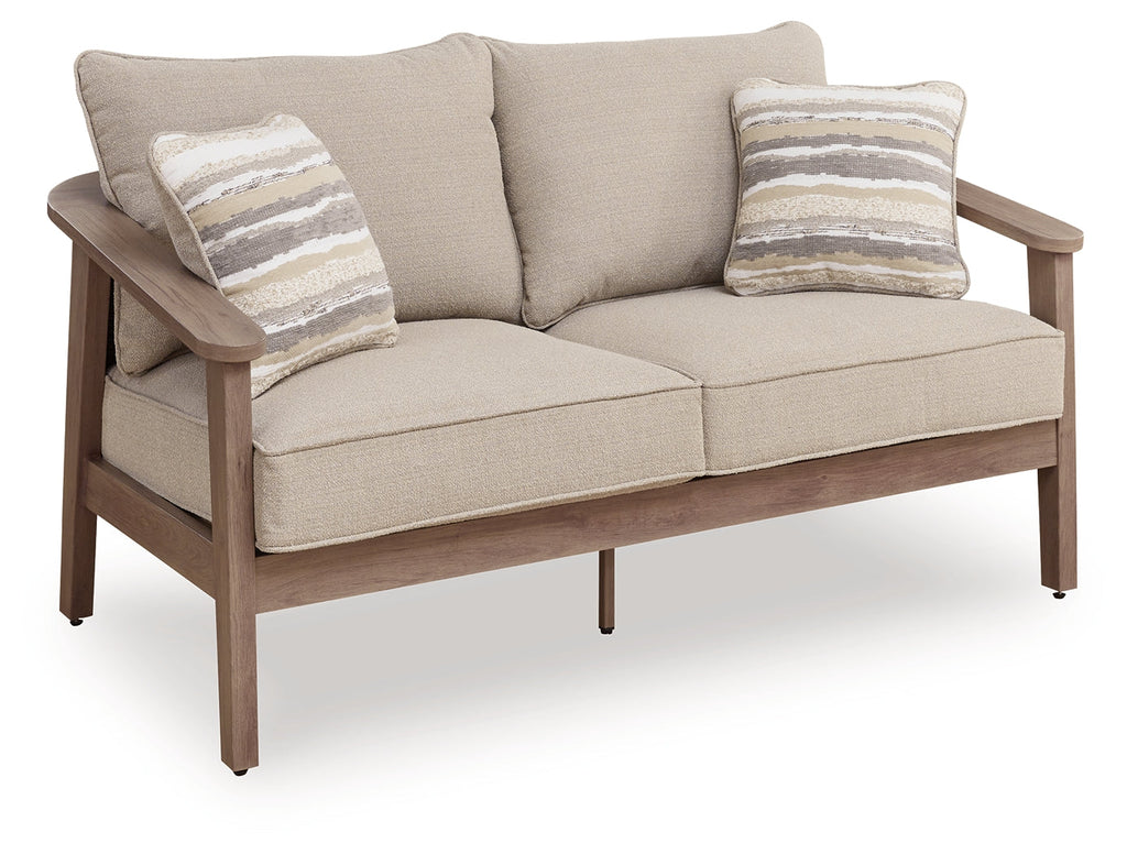 Harmony Headlands Natural/Gray Loveseat w/Cushion
