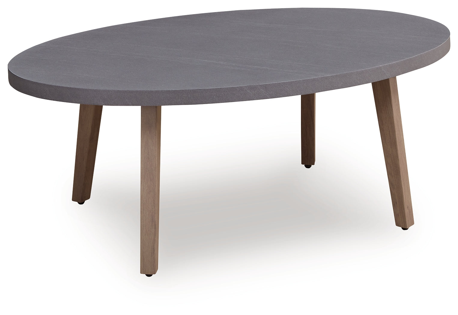 Harmony Headlands Natural/Gray Oval Cocktail Table
