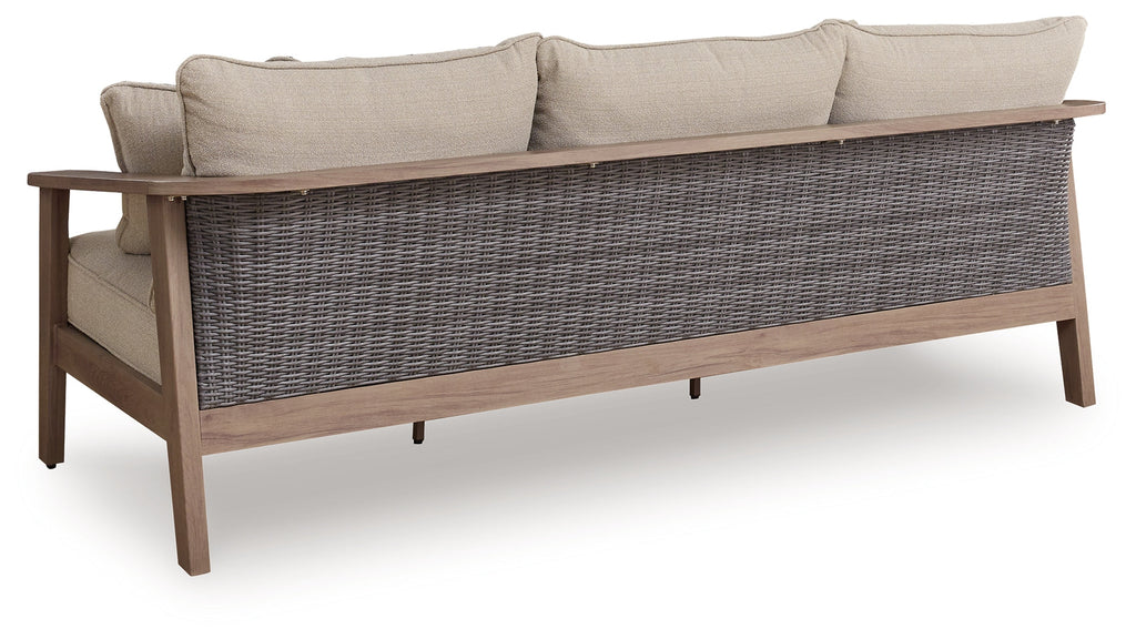 Harmony Headlands Natural/Gray Sofa with Cushion