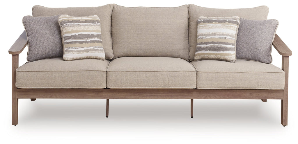 Harmony Headlands Natural/Gray Sofa with Cushion