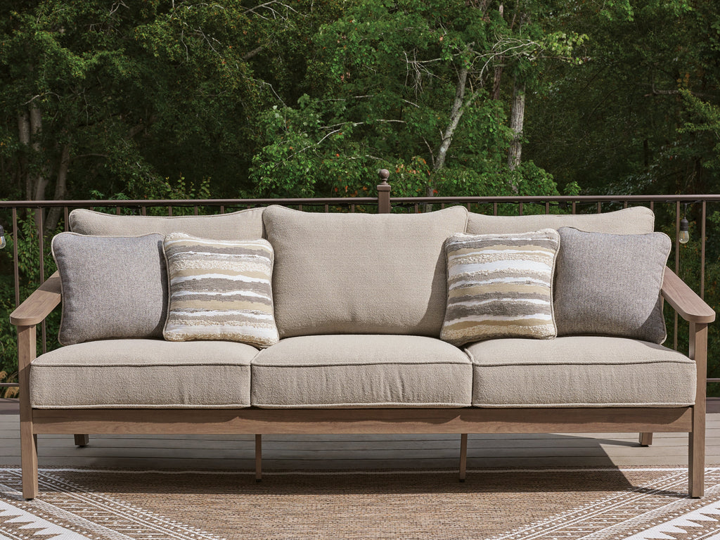 Harmony Headlands Natural/Gray Sofa with Cushion