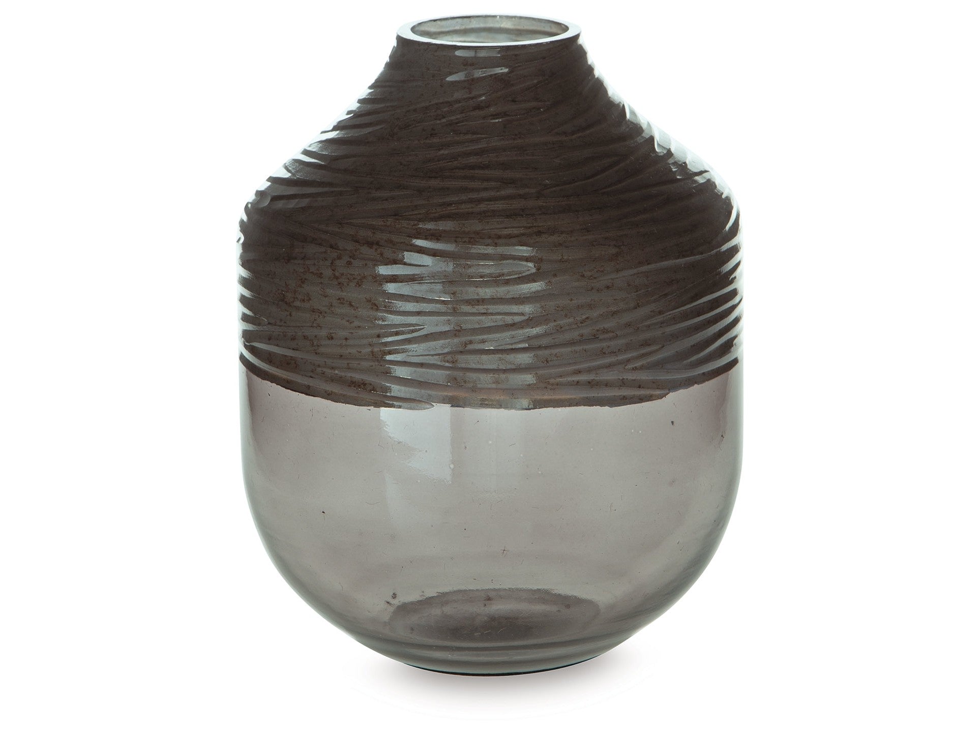 Harpwick Iridescent Gray Vase