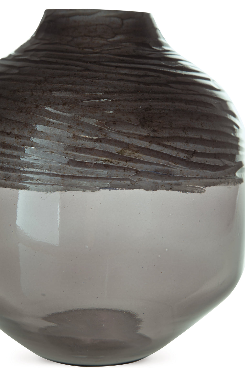Harpwick Iridescent Gray Vase