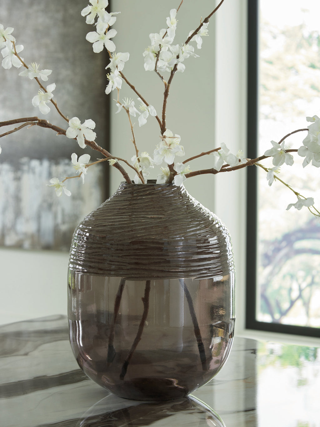 Harpwick Iridescent Gray Vase