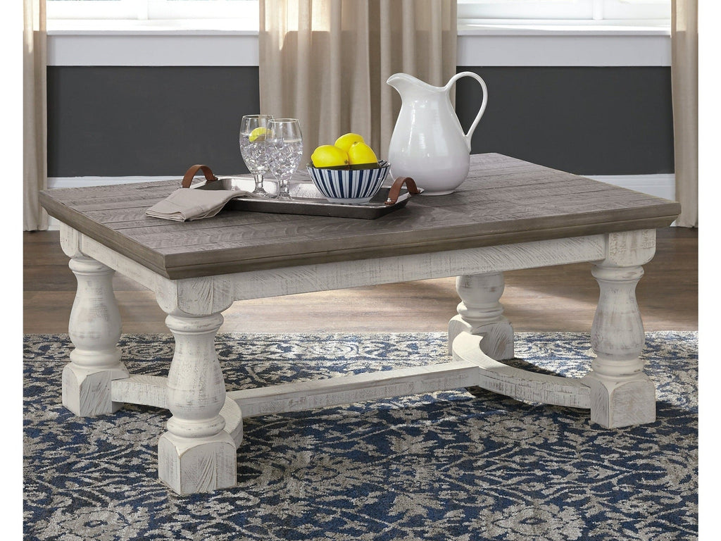 Havalance Gray & White Coffee Table