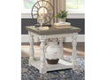 Havalance Gray & White End Table