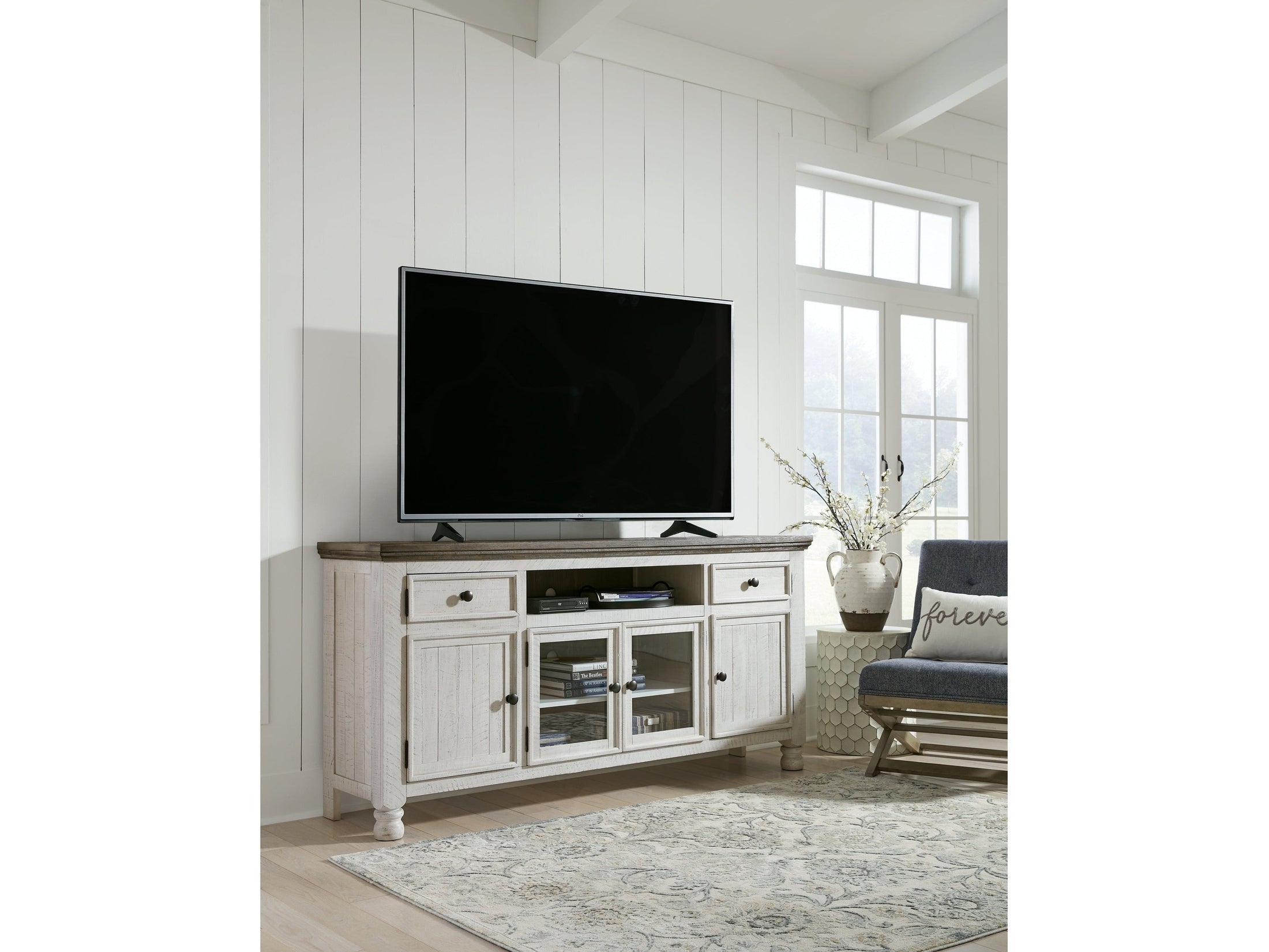 Havalance Two-tone Extra Large TV Stand