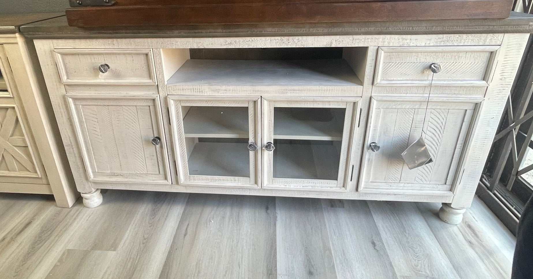 Havalance Two-tone Extra Large TV Stand