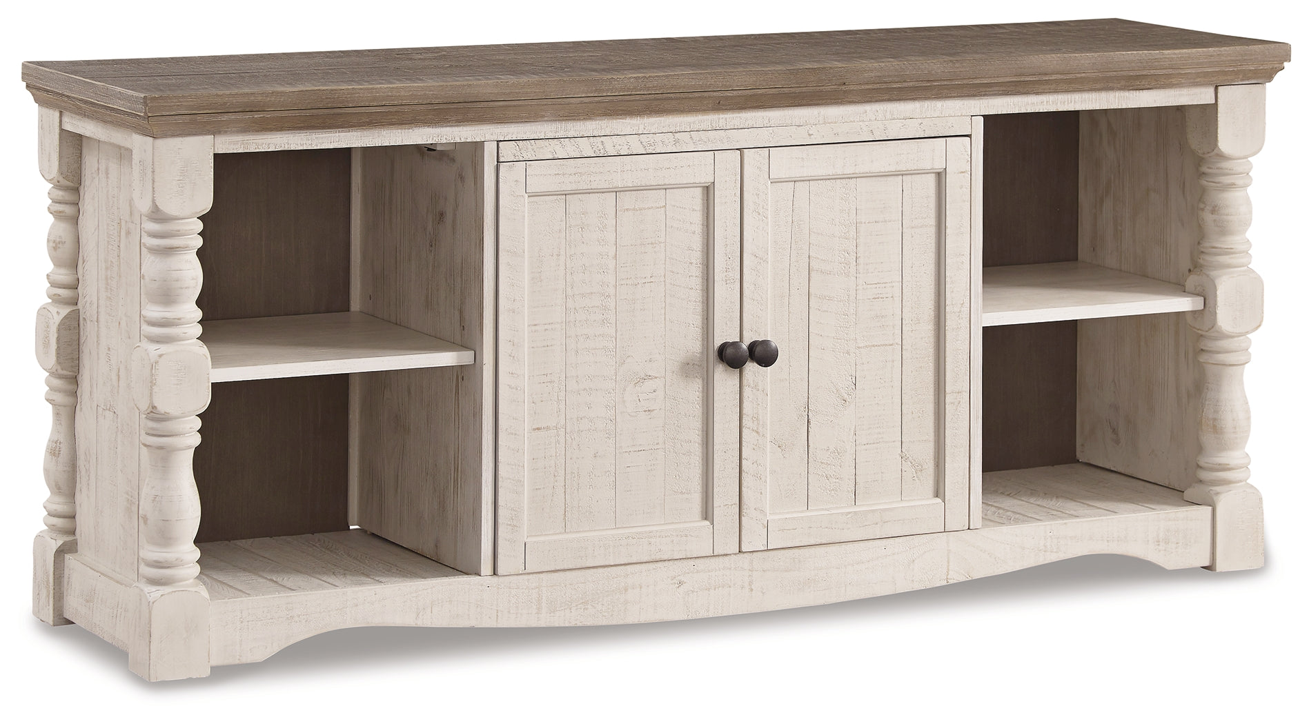 Havalance Weathered Gray & Vintage White 67" TV Stand
